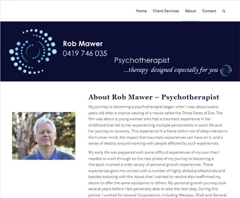 Rob Mawer Psychotherapist